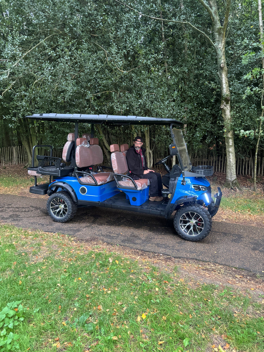 The Electric Blue SD Launch: Six-Seat Comfort for a Private Home and Gardens