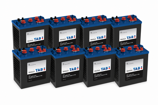 8 x 6 Volt Monobloc Batteries